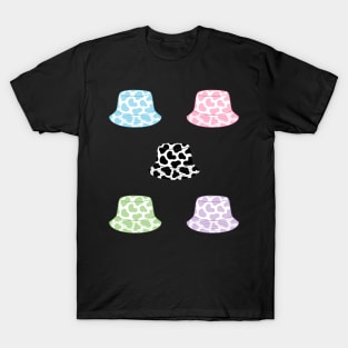 Cow print bucket hats set T-Shirt